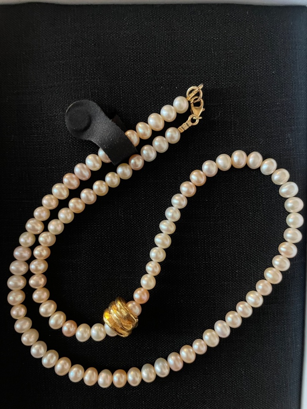 Alighieri Celestial Raindrop Pink Pearl Necklace NWT in box